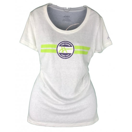 CAMISETA ASICS W TEAM KAYANO TEE - BRANCO